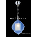 One Light Glass Pendant Light in Blue Glass (D-9348/1)